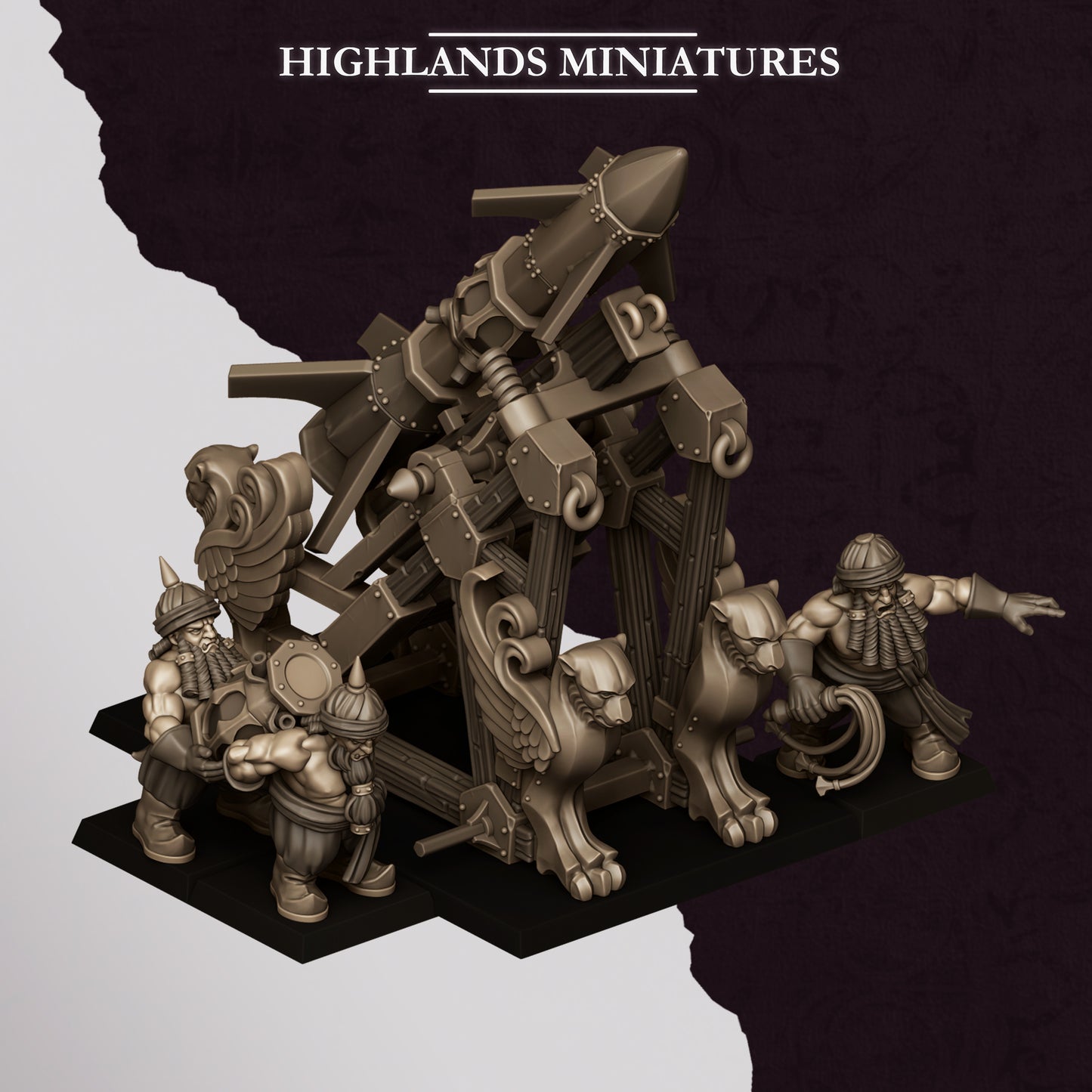 Marduk Rocket Launcher - Chaos Dwarves - Cult of Marduk - Highlands Miniatures