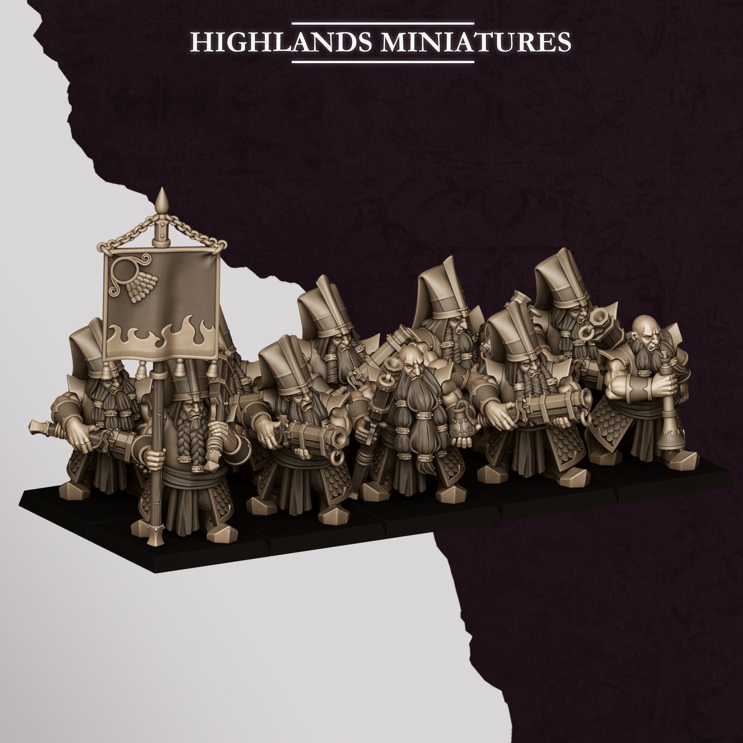 Marduk Shooters - Chaos Dwarves - Cult of Marduk - Highlands Miniatures