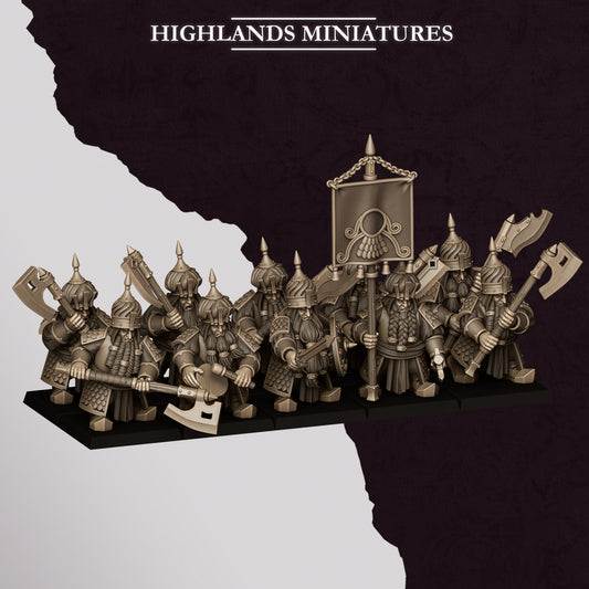 Marduk Warriors - Chaos Dwarves - Cult of Marduk - Highlands Miniatures