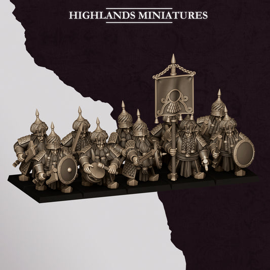 Marduk Warriors - Chaos Dwarves - Cult of Marduk - Highlands Miniatures