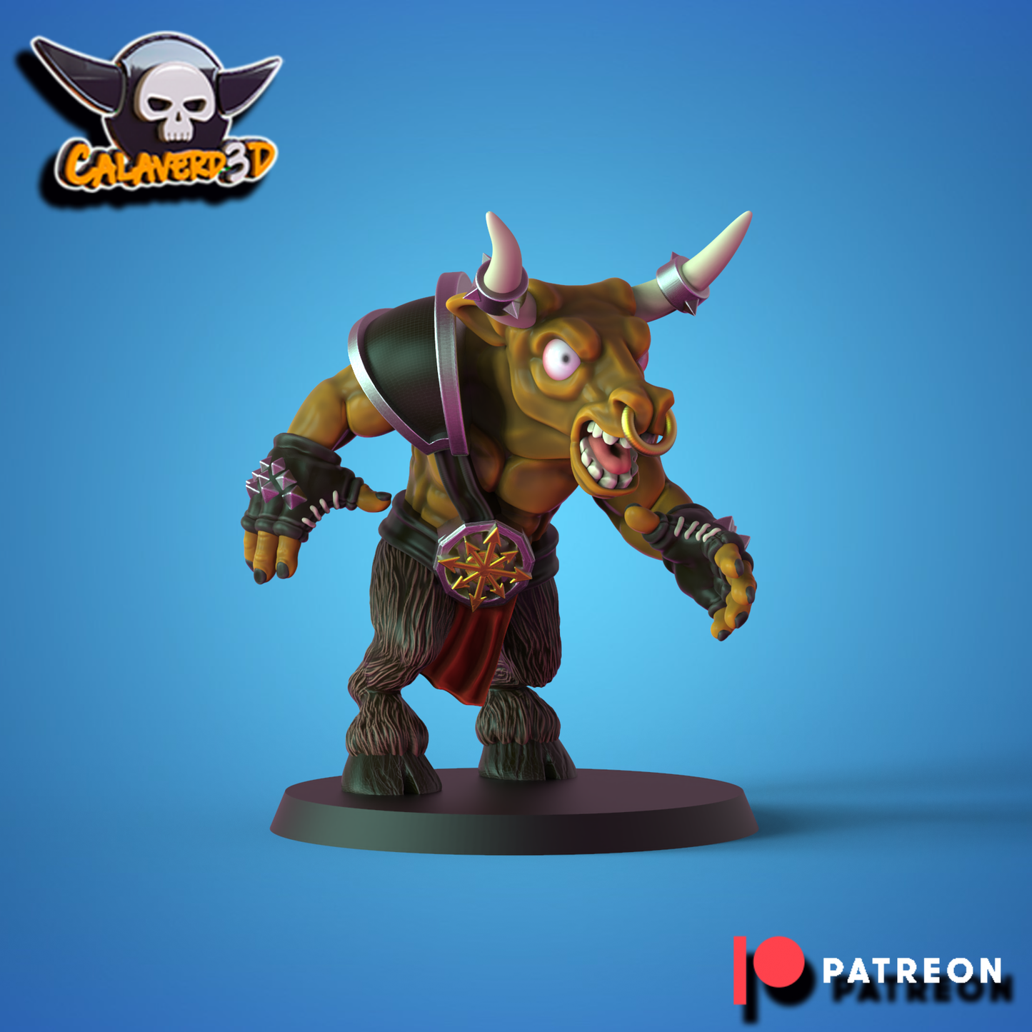 Chibi Chaos Chosen –  Team for Fantasy Football Miniature Games - Calaverd3D