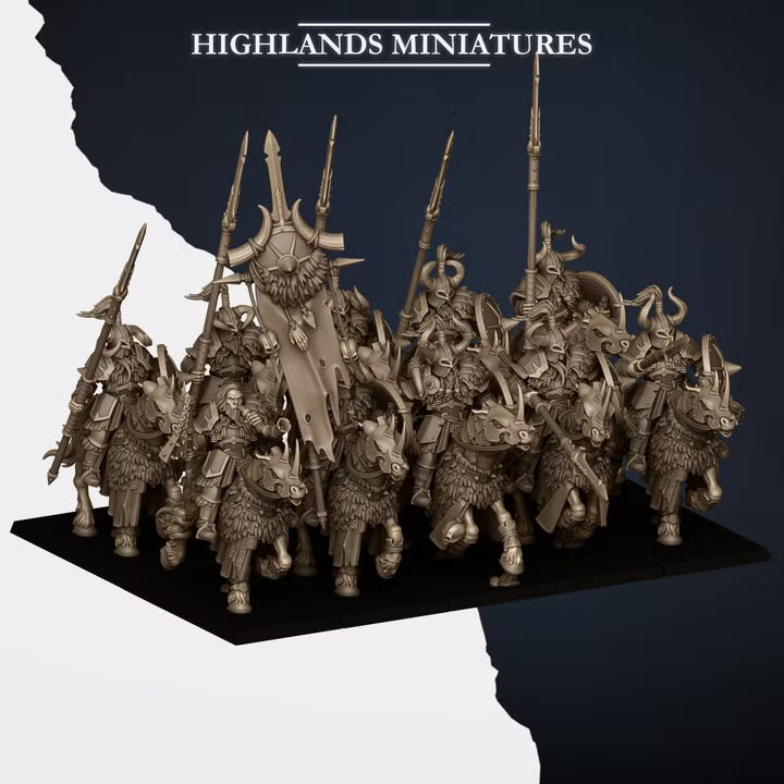 Mounted Norse Huscarls - Highlands Miniatures