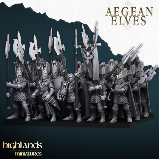 High Elves Mycenaean Guard - Aegean Heroes  - Highlands Miniature