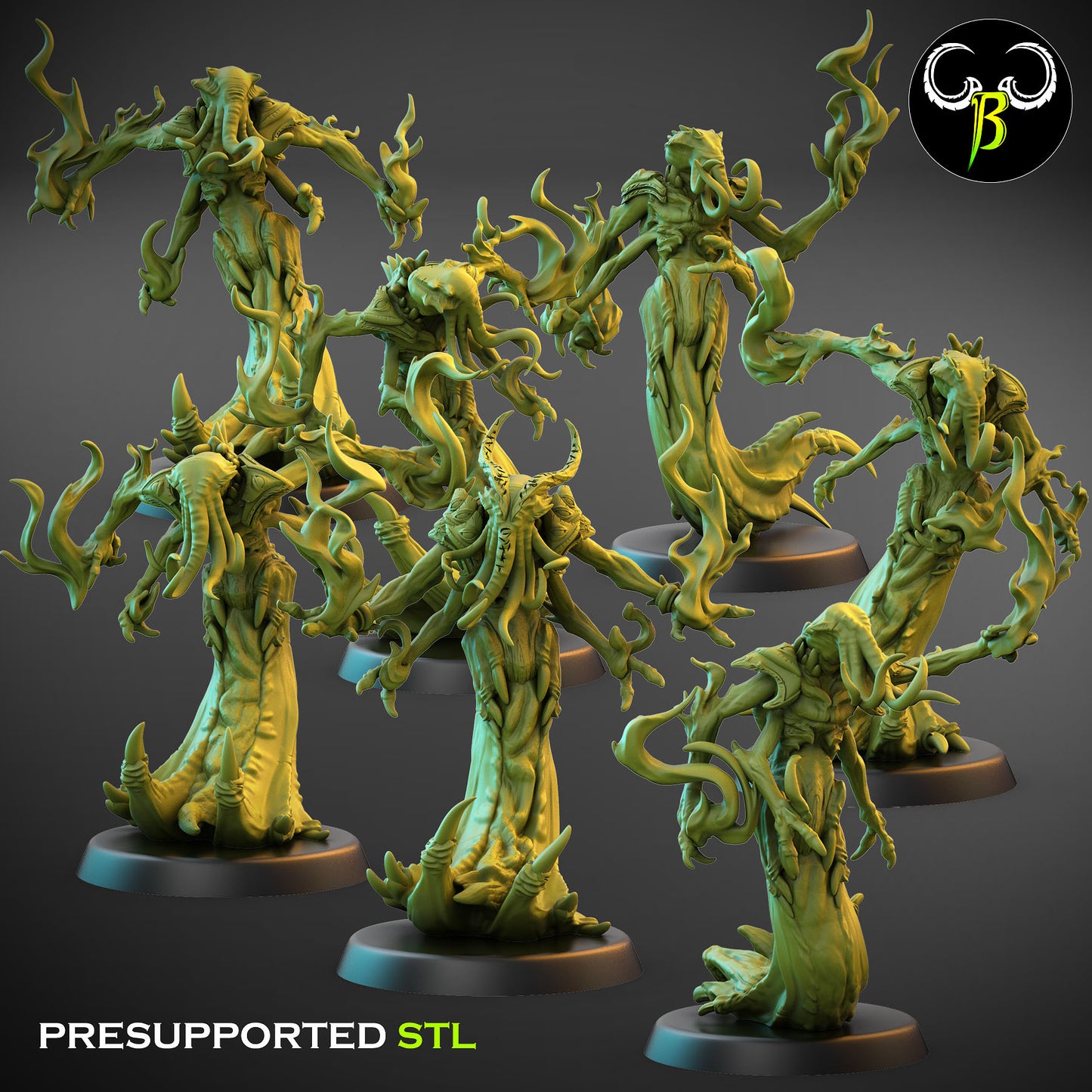 Mind Flamers - Dark Legion - Chaos Army - Clay Beast Creations - TheMajorLab