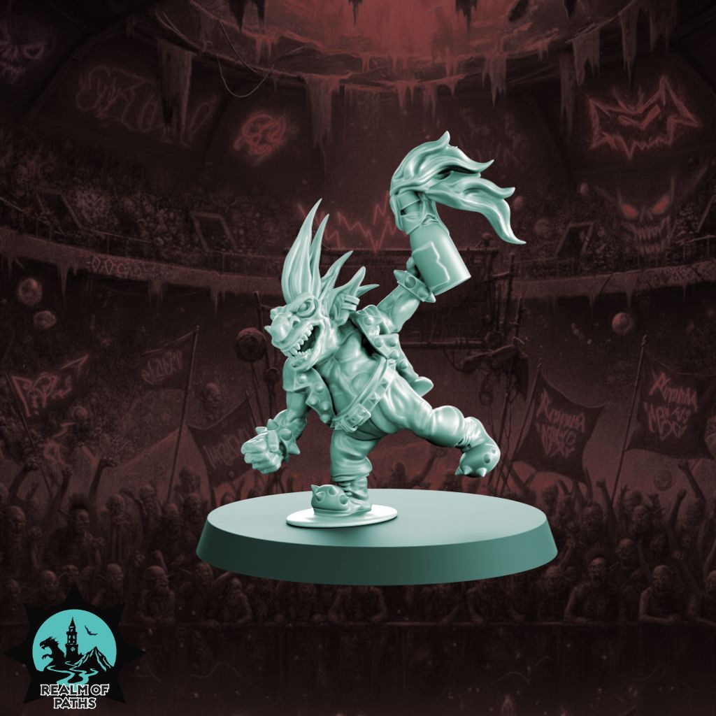 THE SPIKY PUNK Goblin Team for Fantasy Football Miniature Tabletop Game Realm of Paths