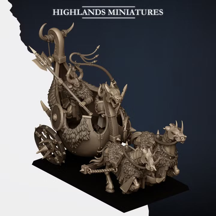 Norse Huscarl Chariot - Highlands Miniatures