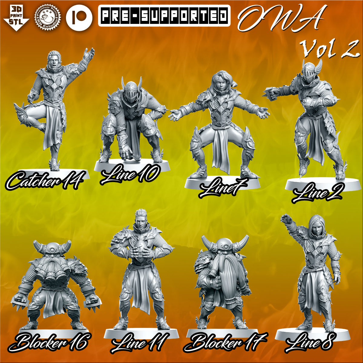 OWA Old World Union for Fantasy Football Miniature Tabletop Game Mythbowl RN estudio