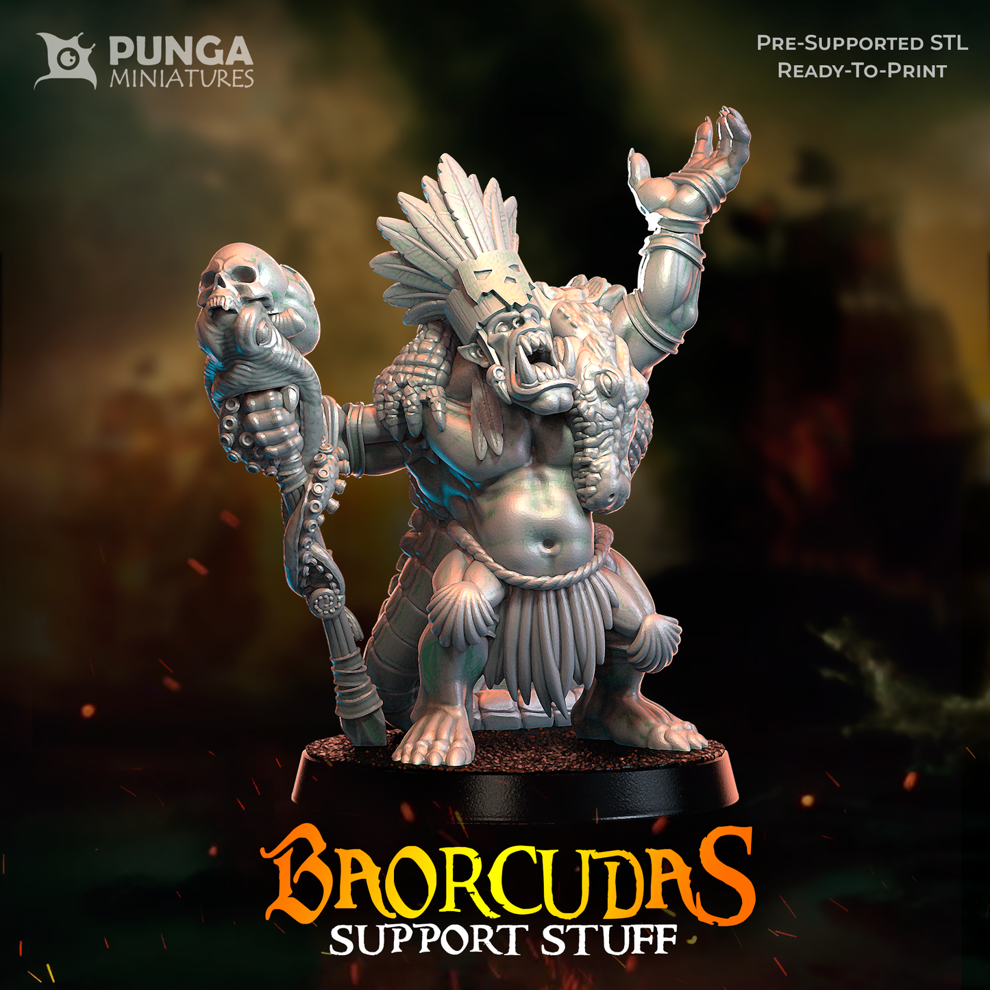 Baorcudas Black Orcs Fantasy Football Punga Miniatures