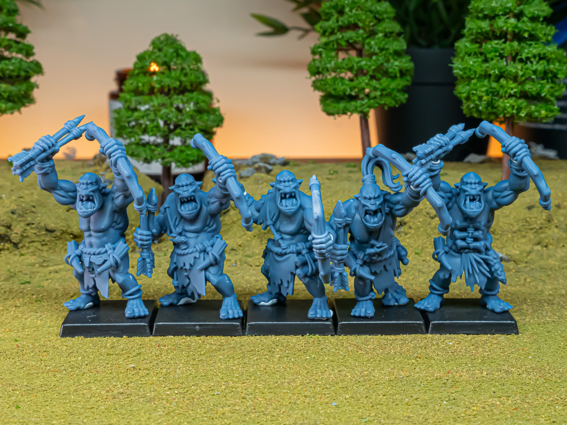 Moredhun's Orcs Cave Orcs with modular weapons - Orc Army - Highlands Miniatures - TheMajorLab