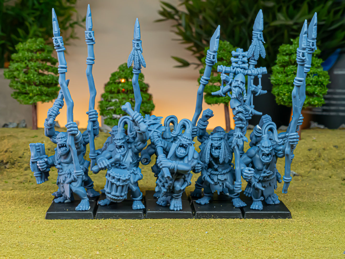 Moredhun's Orcs Cave Orcs with modular weapons - Orc Army - Highlands Miniatures - TheMajorLab