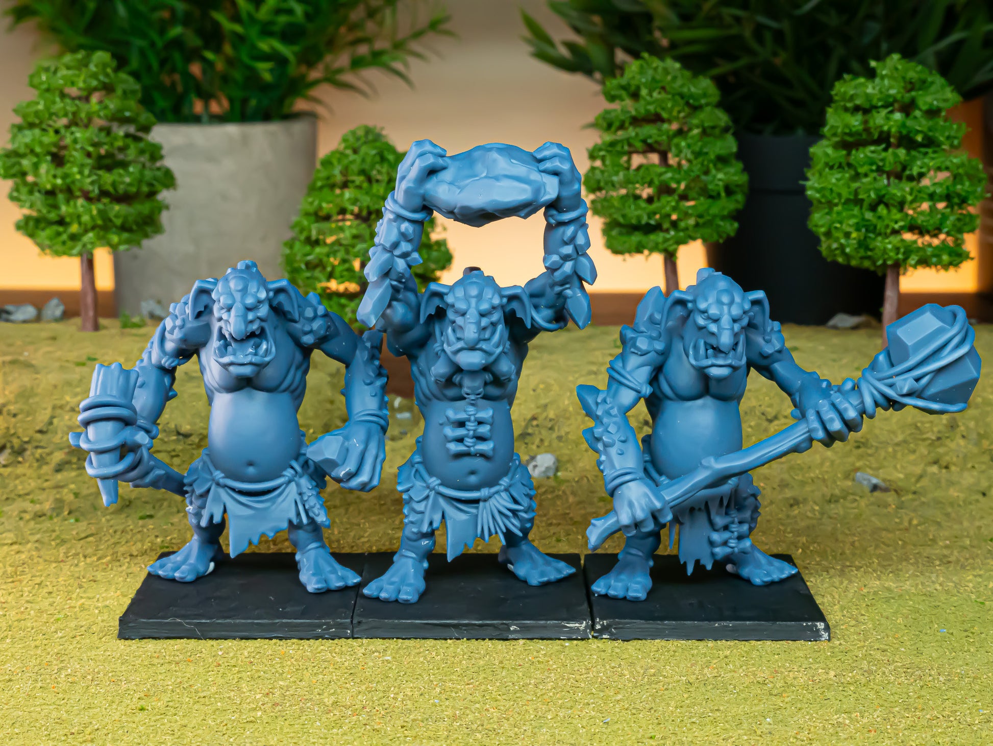 Moredhun's Orcs Cave Trolls - Orc Army - Highlands Miniatures - TheMajorLab