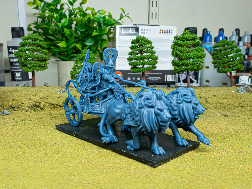 High Elves Lion Chariot - Aegean Heroes  - Highlands Miniature