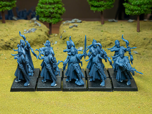 High Elves Maids with Bows - Aegean Heroes  - Highlands Miniature
