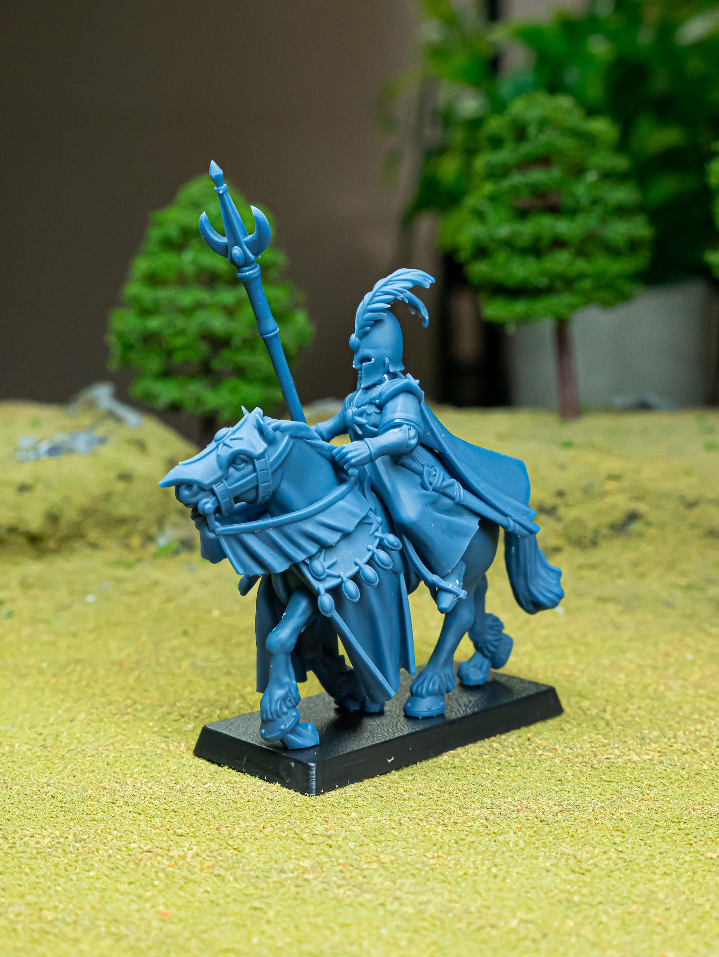 High Elves Mage with Horse - Aegean Heroes  - Highlands Miniature