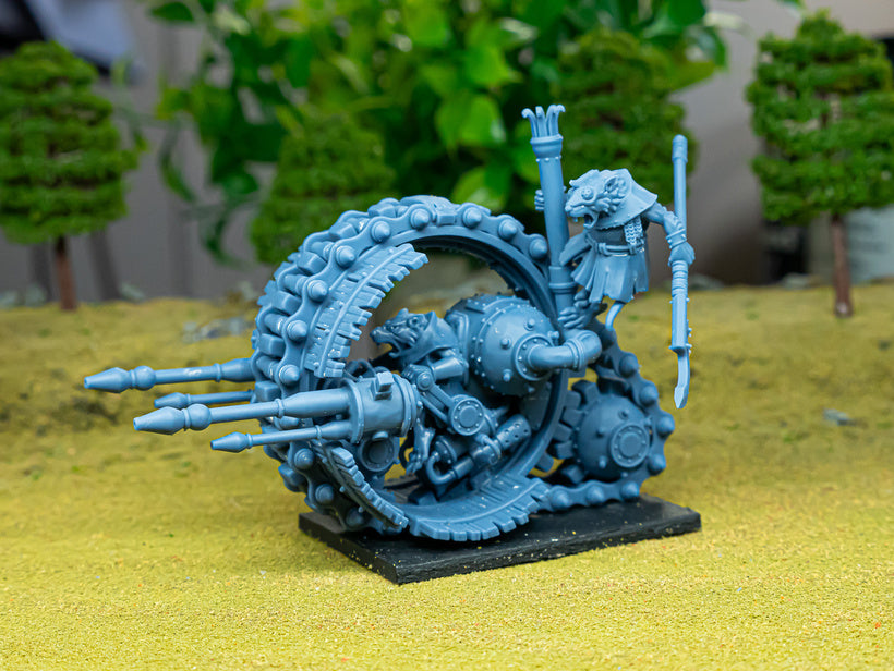 Ratmen Wheeled Engine with Crew - Ratmen Army - Sewer Vermin - Highlands Miniatures