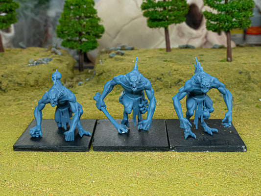 Monsters of the Crypt – Crypt Ghouls by Highlands Miniatures | Resin Undead Ghouls for Fantasy Tabletop Games