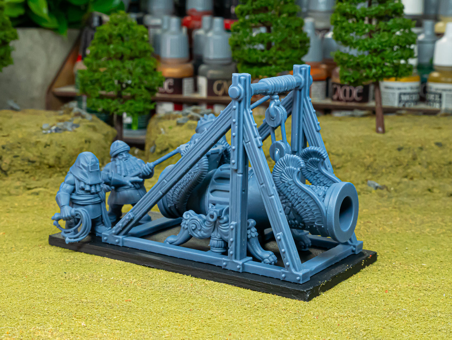 Marduk Cannon - Chaos Dwarves - Cult of Marduk - Highlands Miniatures