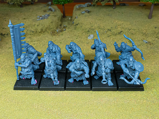 Hobgoblin Archers - Chaos Dwarves - Cult of Marduk - Highlands Miniatures - TheMajorLab