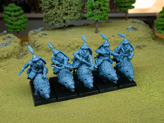 Hobgoblin Riders with bows - Chaos Dwarves - Cult of Marduk - Highlands Miniatures - TheMajorLab