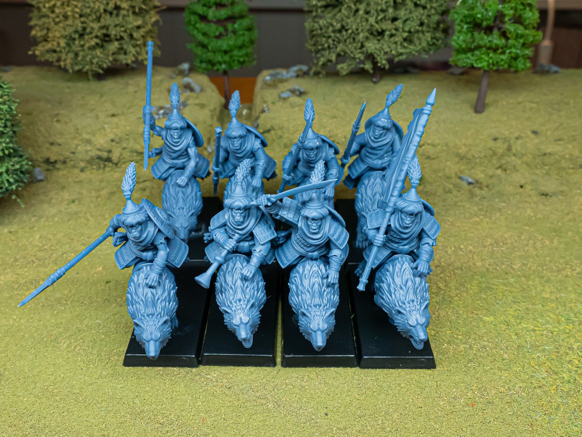 Hobgoblin Riders - Chaos Dwarves - Cult of Marduk - Highlands Miniatures - TheMajorLab