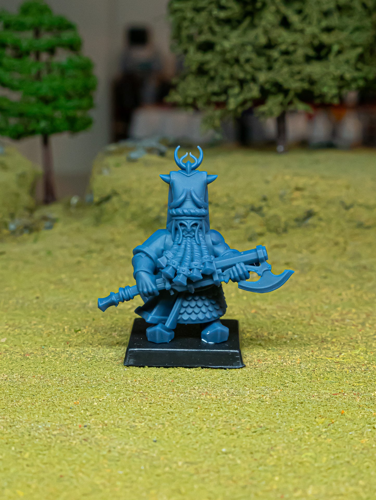 Dwarf Commander - Chaos Dwarves - Cult of Marduk - Highlands Miniatures