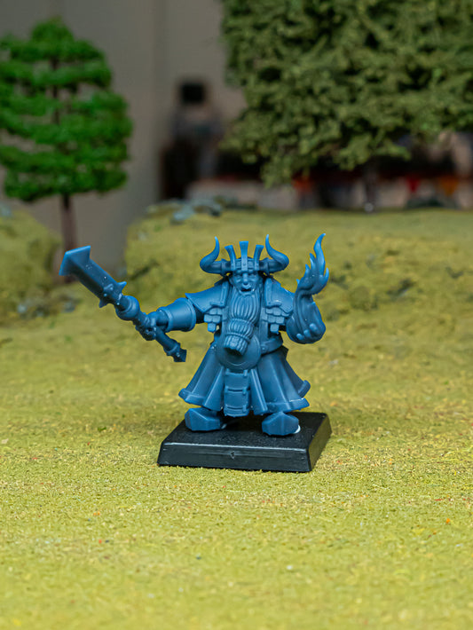 Dwarf Sorcerer - Chaos Dwarves - Cult of Marduk - Highlands Miniatures