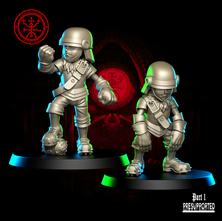 The Alexandria’s Dreamers – OWA Fantasy Football Team – High Quality Resin Miniatures – Torchlight Models