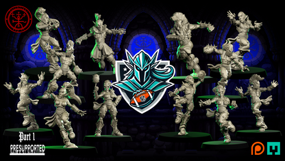 The Pro Eleven Alliance Team for Fantasy Football Miniature Tabletop Game Torchlight Models