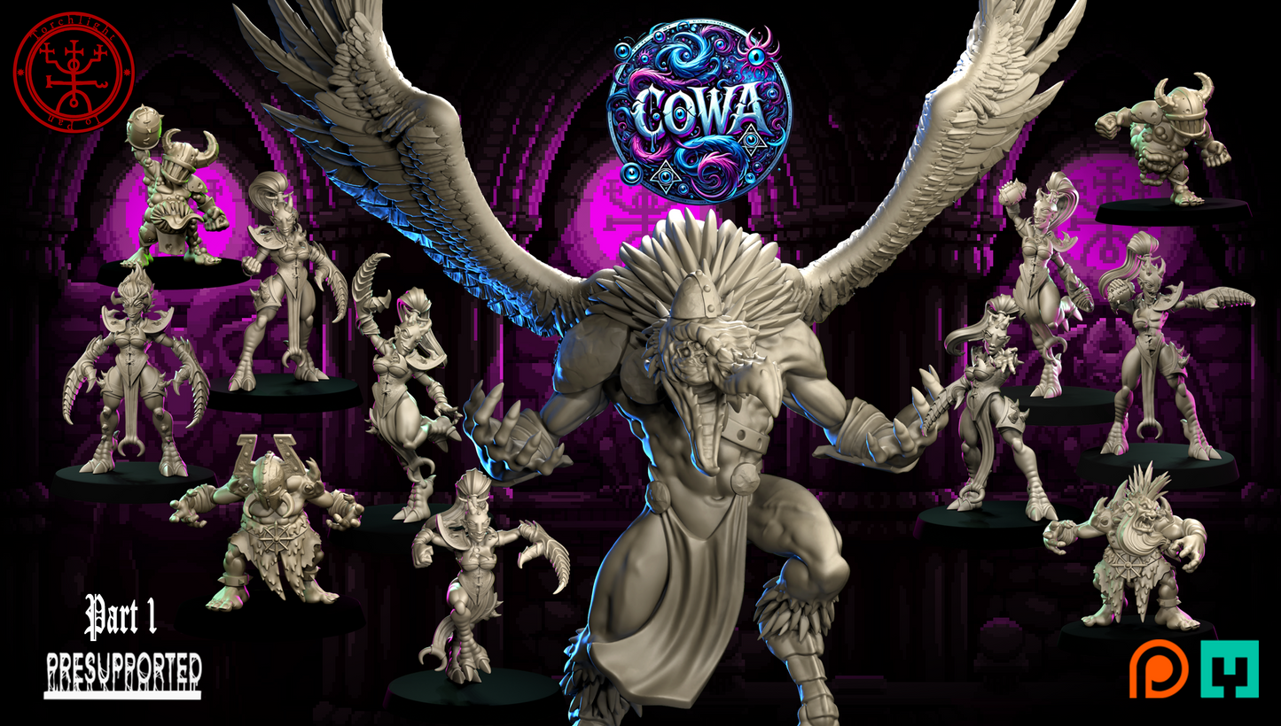 COWA Chaos Old World Alliance Team for Fantasy Football Miniature Tabletop Game Torchlight Models