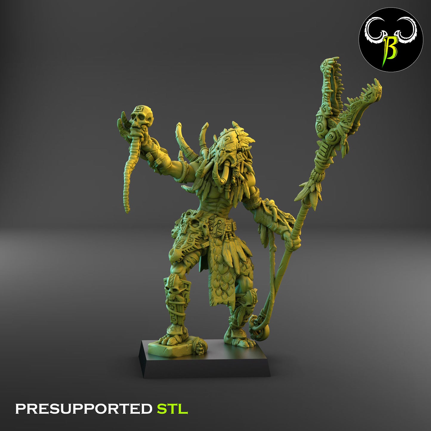 Preda'troll - HEDTAKA TRIBE - Orcs Army - Clay Beast Creations