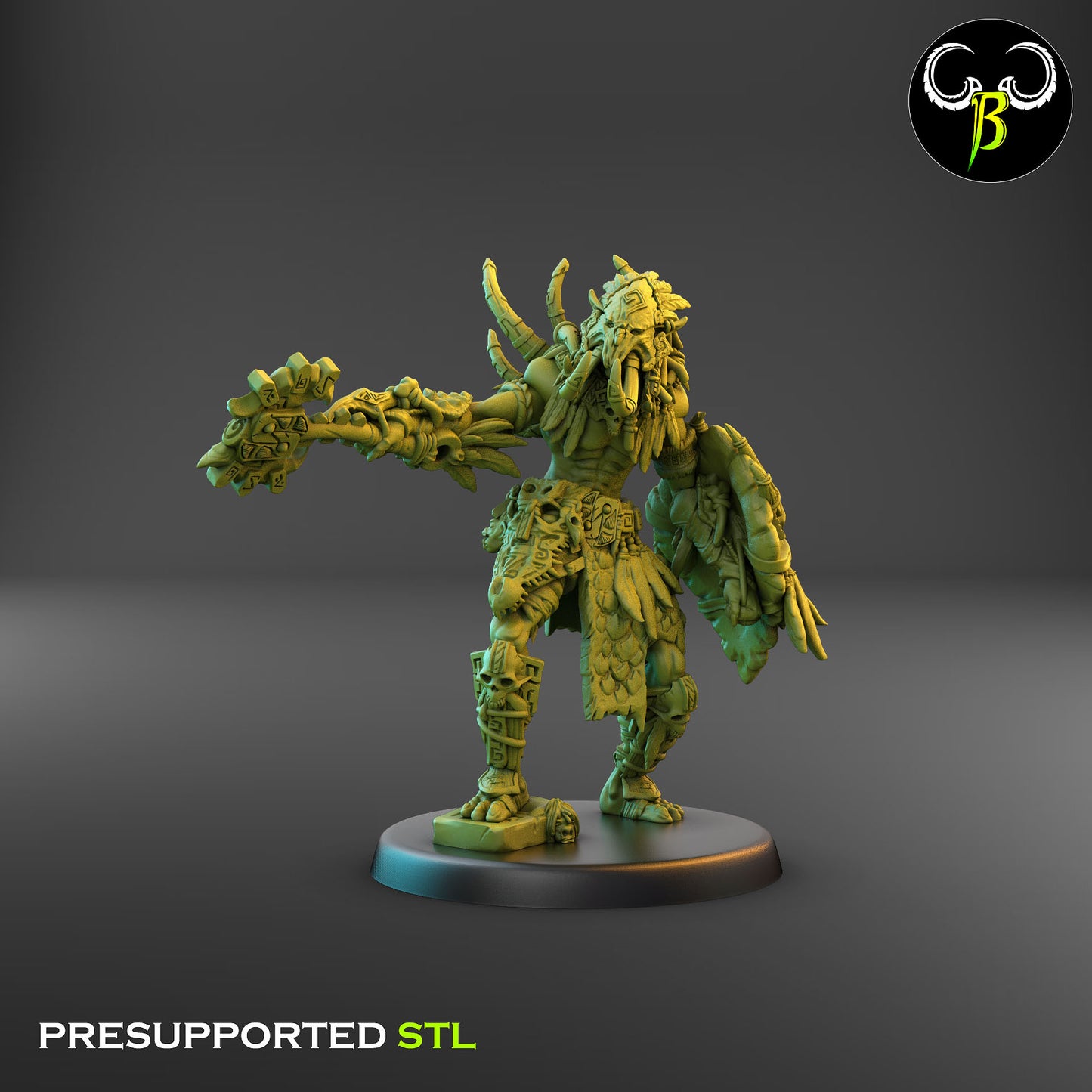 Preda'troll - HEDTAKA TRIBE - Orcs Army - Clay Beast Creations