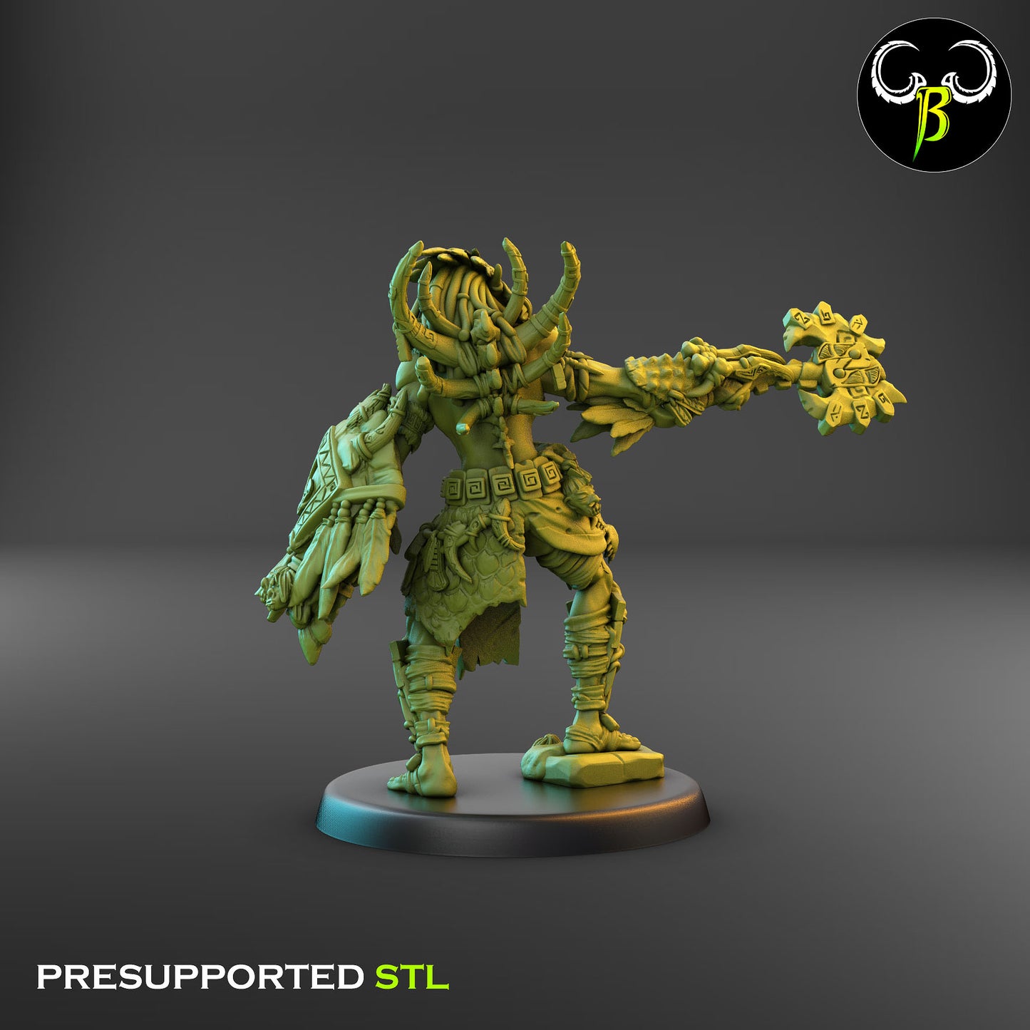 Preda'troll - HEDTAKA TRIBE - Orcs Army - Clay Beast Creations