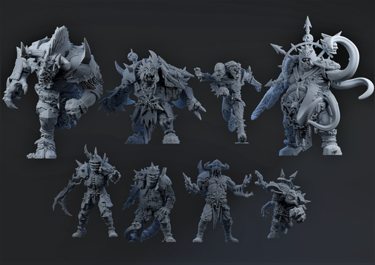 Chaos Reviled – Chaos Chosen – High Quality Miniatures for Fantasy Football Game – Brutefun
