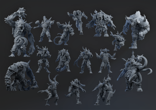 Chaos Reviled – Chaos Chosen – High Quality Miniatures for Fantasy Football Game – Brutefun