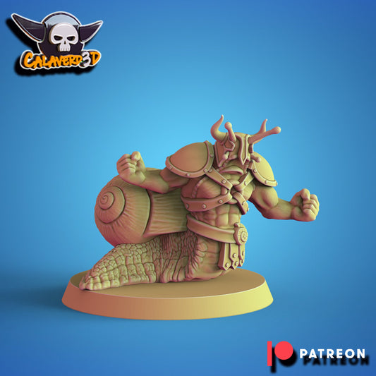 Battle Snails – 16 Miniatures High Quality Resin Blood Fantasy Football Bowl Dwarves Team – Calaverd3D
