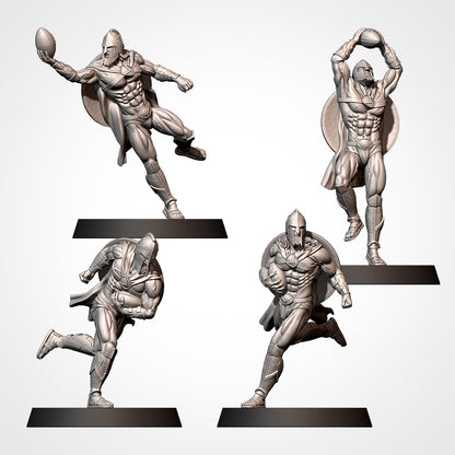 Spartans Human Team for Fantasy Football Miniature tabletop Game Txarli Factory