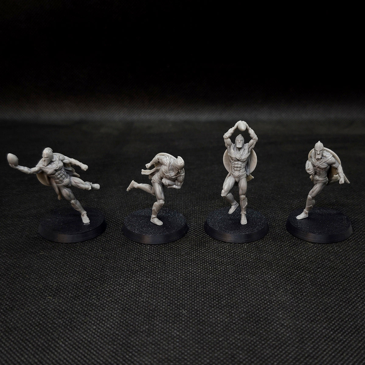 Spartans Human Team for Fantasy Football Miniature tabletop Game Txarli Factory