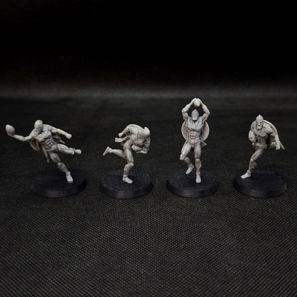 Spartans Human Team for Fantasy Football Miniature tabletop Game Txarli Factory