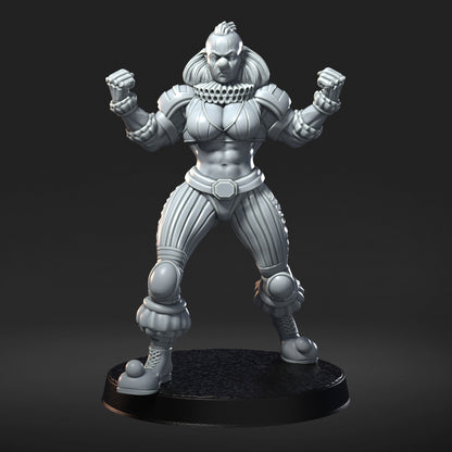 Giggle Gory Girls - Amazons Team for Fantasy Football Miniature Tabletop Game Mythbowl RN eStudio