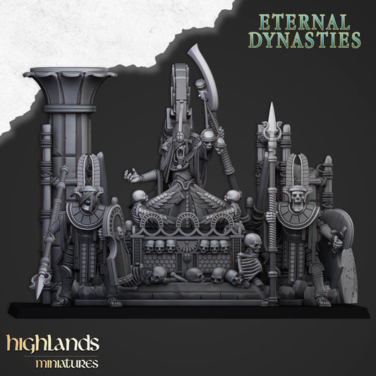 Tomb Kings Pharaoh's Funeral Ship - Eternal Dynasties - Highlands Miniatures