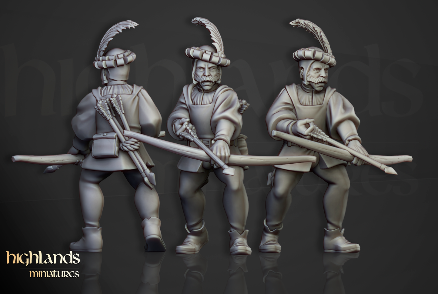 Sunland Empire Infantry by Highlands Miniatures | Resin Human Soldiers for Fantasy Battles & Tabletop Wargames