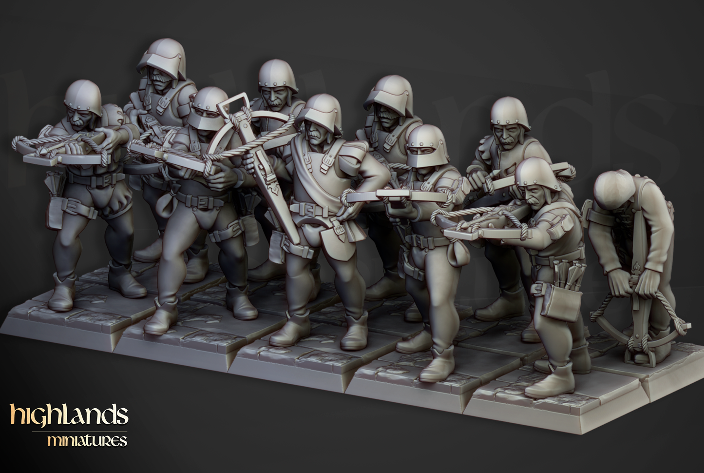 Sunland Empire Infantry by Highlands Miniatures | Resin Human Soldiers for Fantasy Battles & Tabletop Wargames