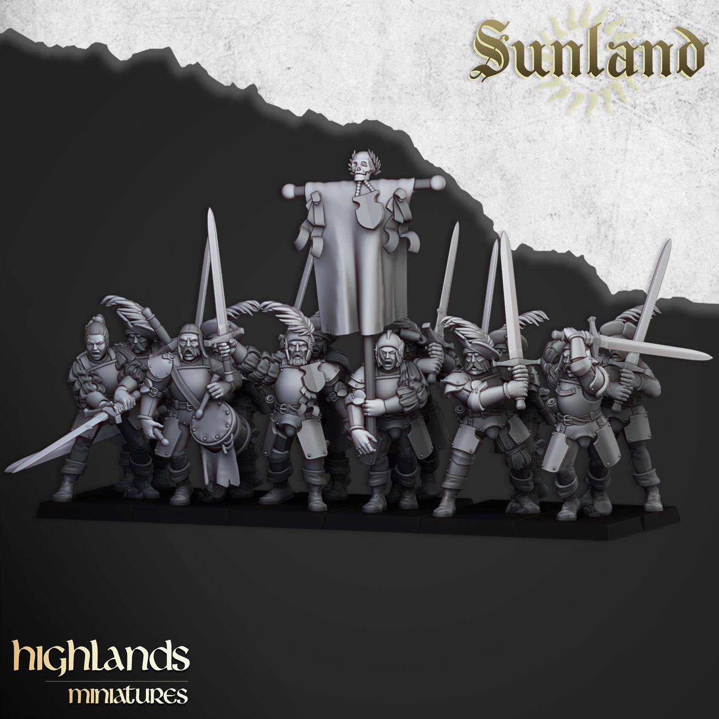 Sunland Empire with Artillery, Altar and Cavalry High Quality Miniatures Highlands Miniatures