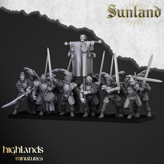 Sunland Landsknechts - Human Army - Highlands Miniatures