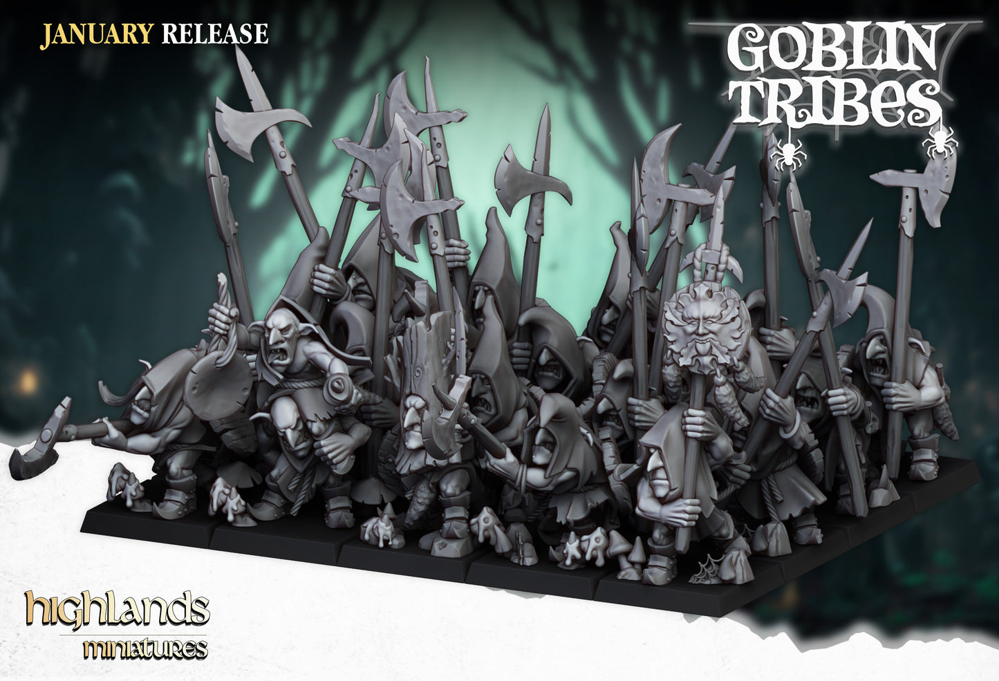Swamp Goblin Miniature Collection – 3D Printed Fantasy Goblins for Tabletop & Skirmish Wargames - Highlands Miniatures