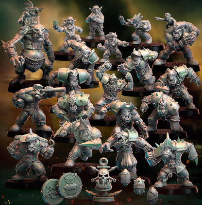 Baorcudas Black Orcs Fantasy Football Punga Miniatures