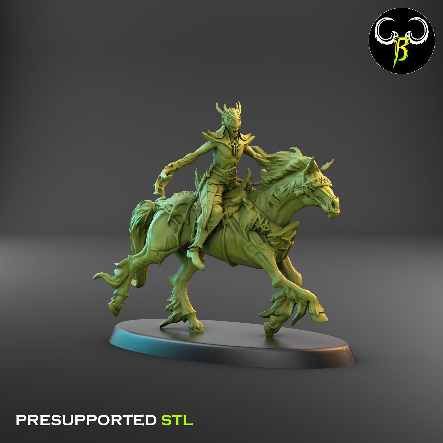 Silk Cabalists Squad - Cult of the EIGHT - Dark Elves army - Clay Beast Creations - TheMajorLab