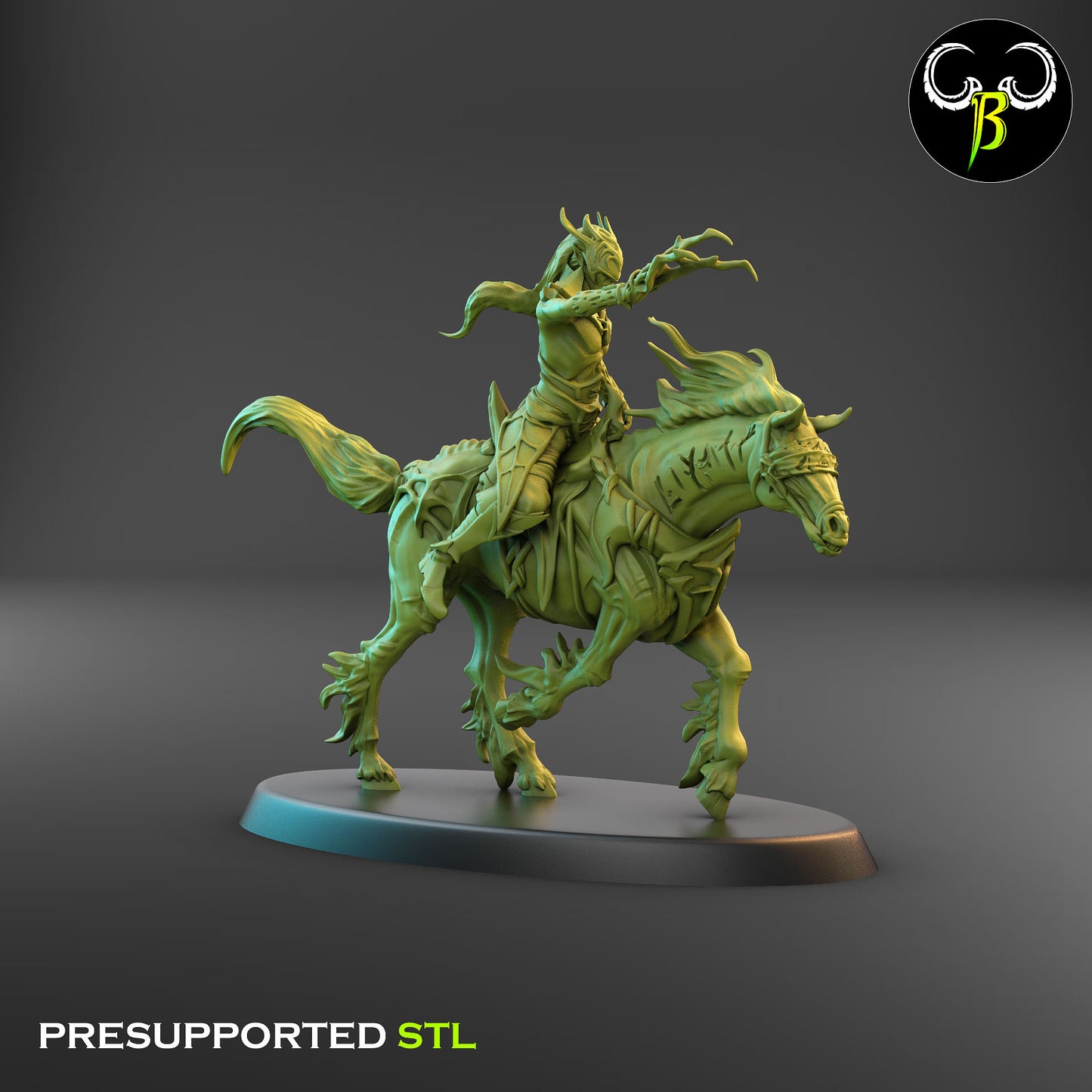 Silk Cabalists Squad - Cult of the EIGHT - Dark Elves army - Clay Beast Creations - TheMajorLab