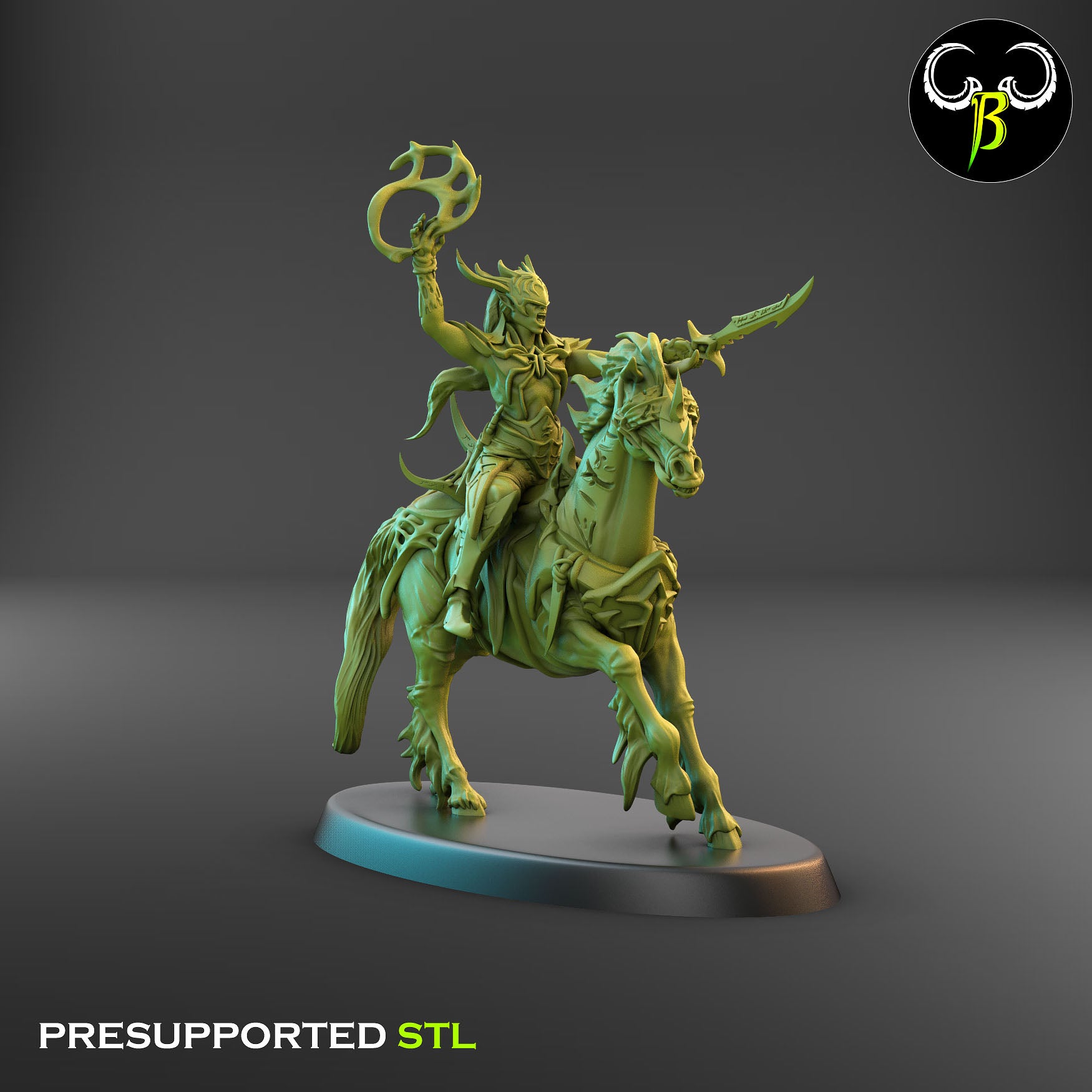 Silk Cabalists Squad - Cult of the EIGHT - Dark Elves army - Clay Beast Creations - TheMajorLab