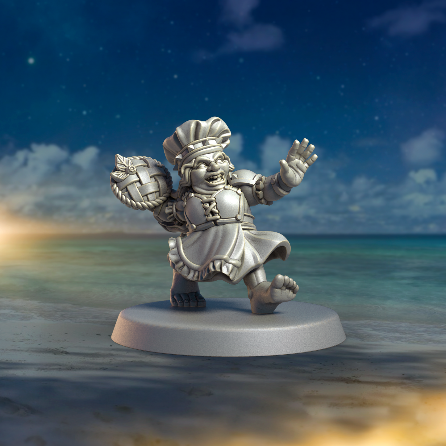 Hungry Piranha Halfling Team for Fantasy Football Miniature Tabletop Game Punga Miniatures